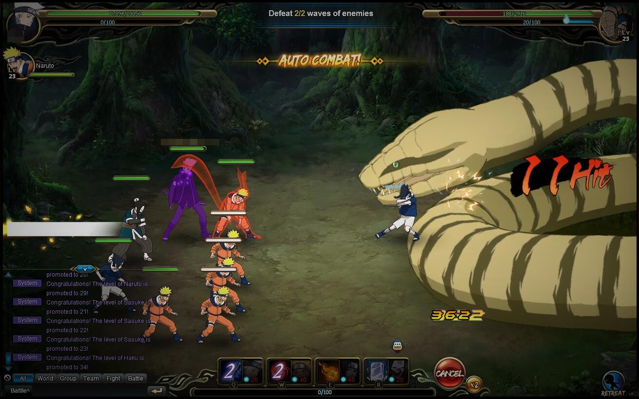 Play Naruto Online, a game of Naruto shippuden